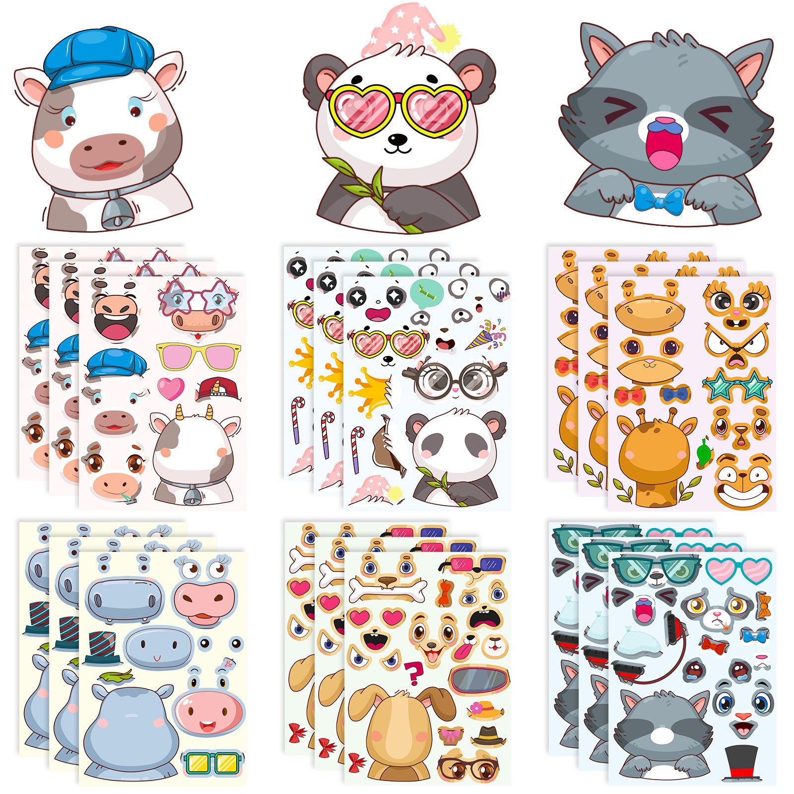 Childrens Educational Puzzle Stickers