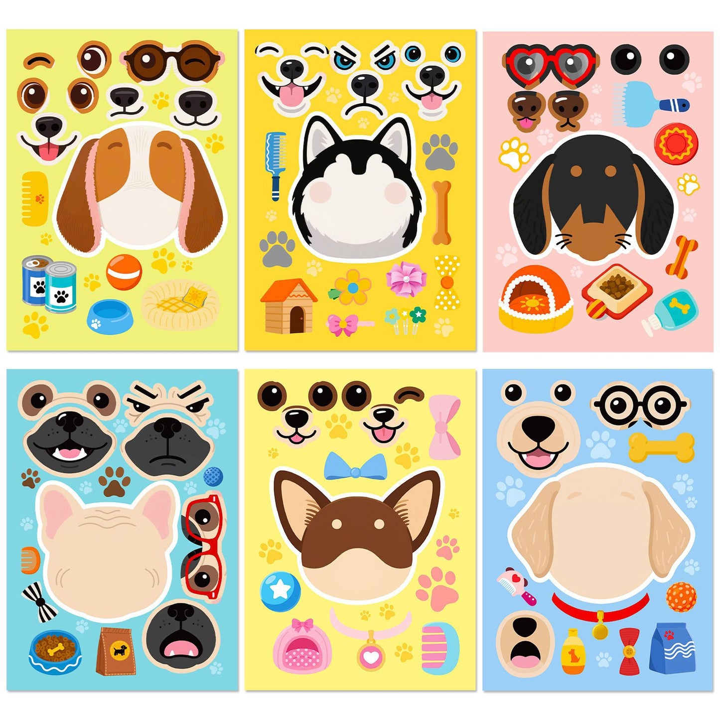 Childrens Educational Puzzle Stickers