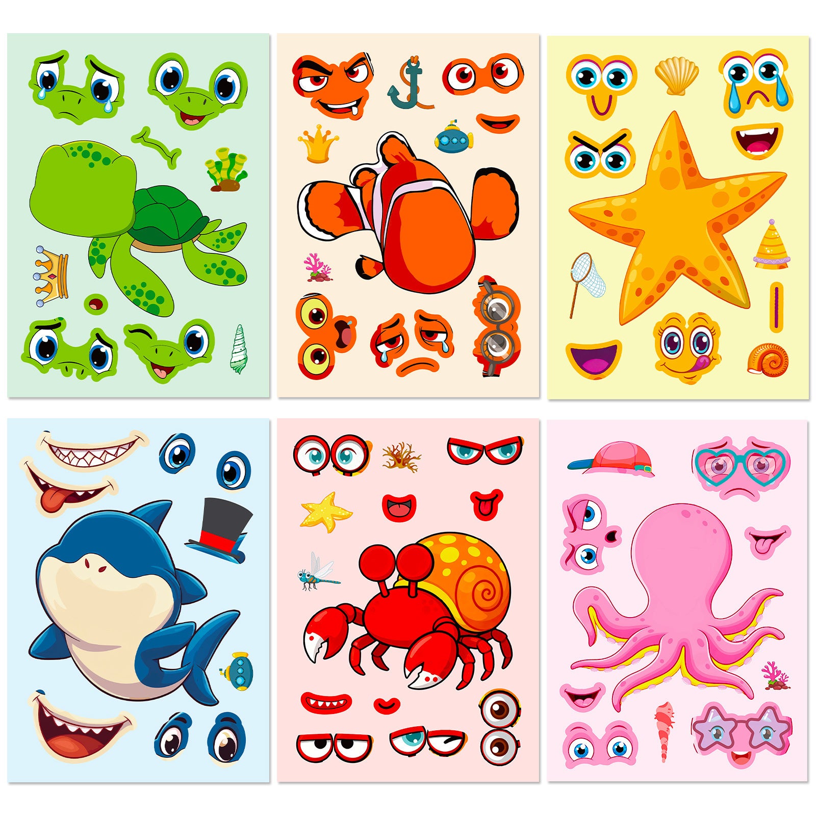 Childrens Educational Puzzle Stickers