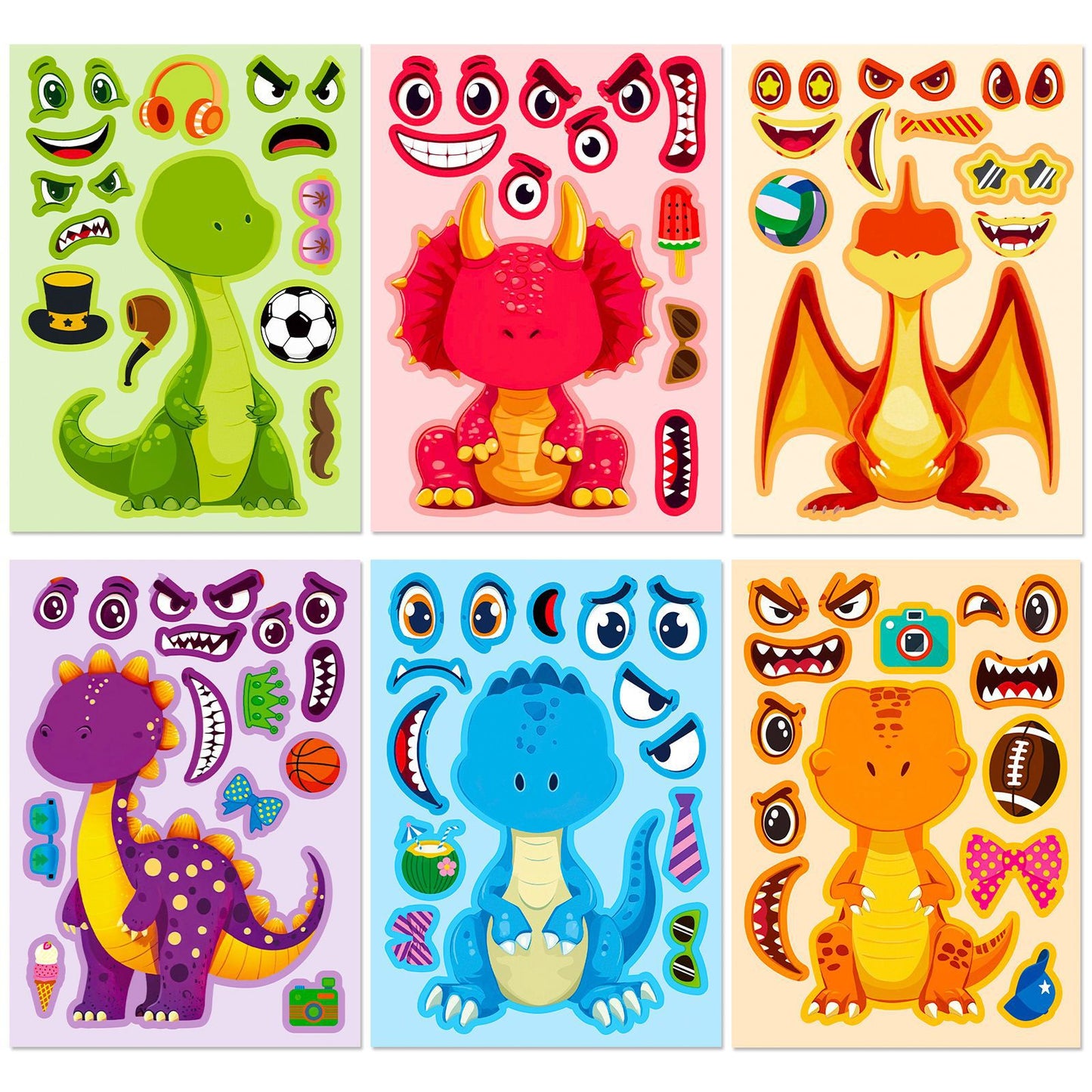 Childrens Educational Puzzle Stickers