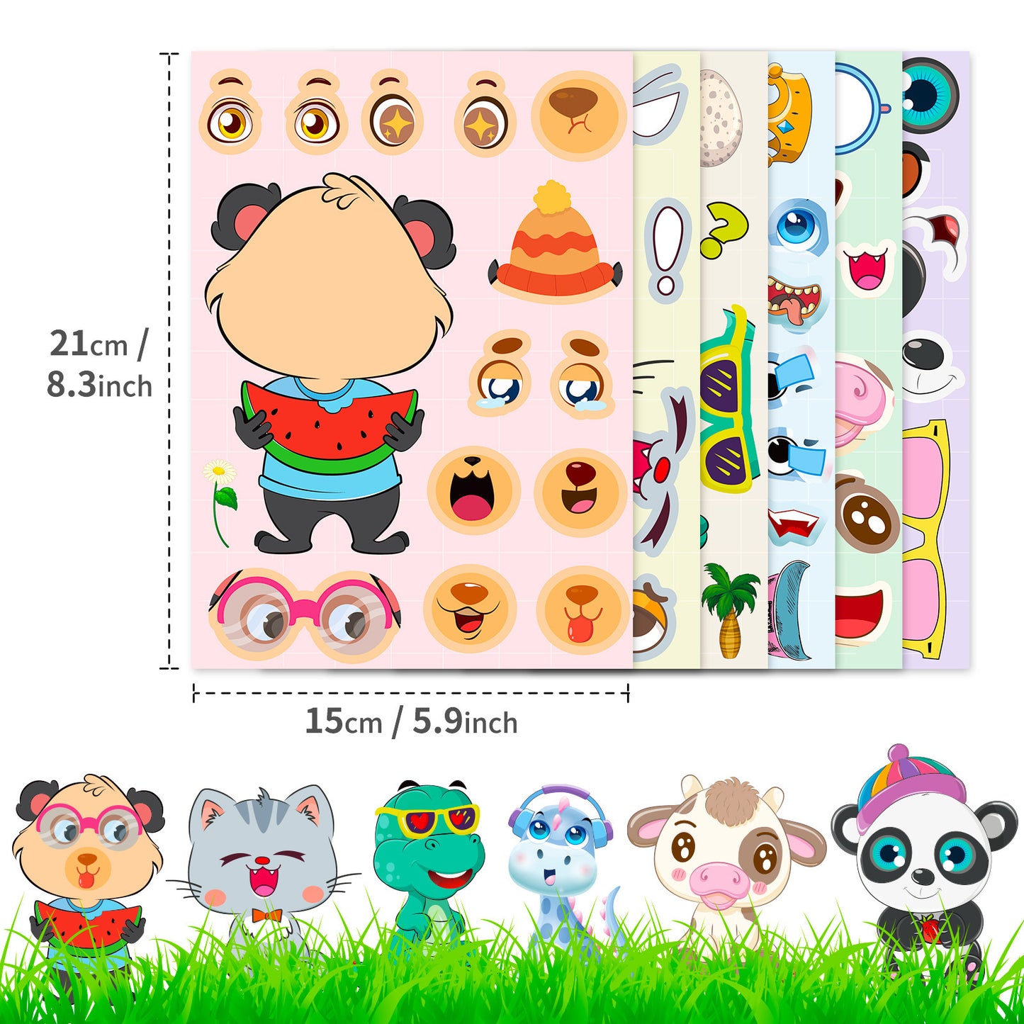 Childrens Educational Puzzle Stickers