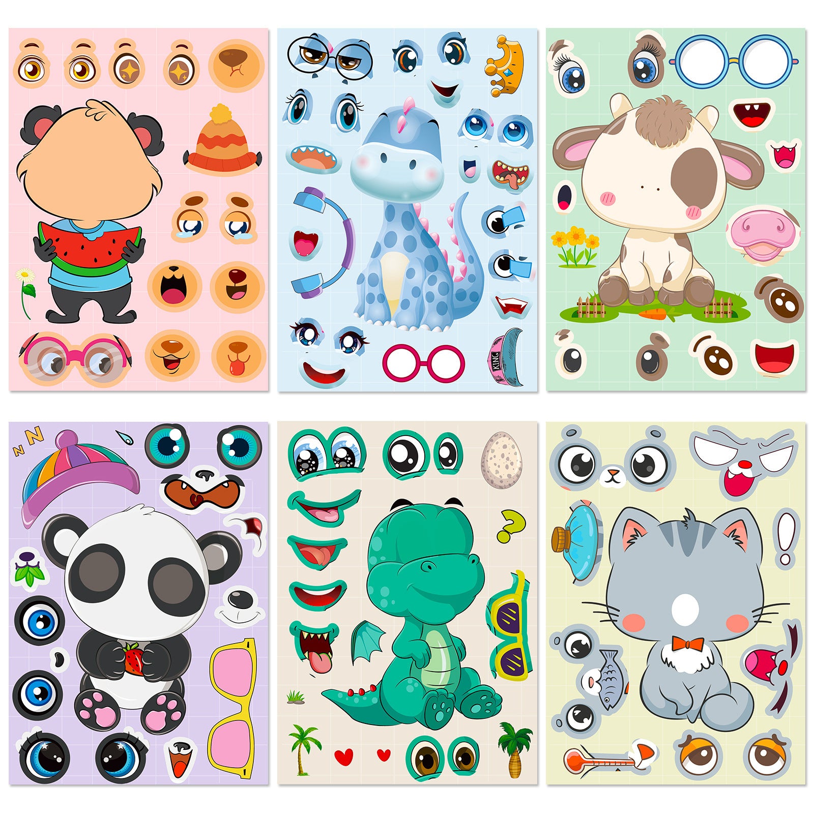 Childrens Educational Puzzle Stickers