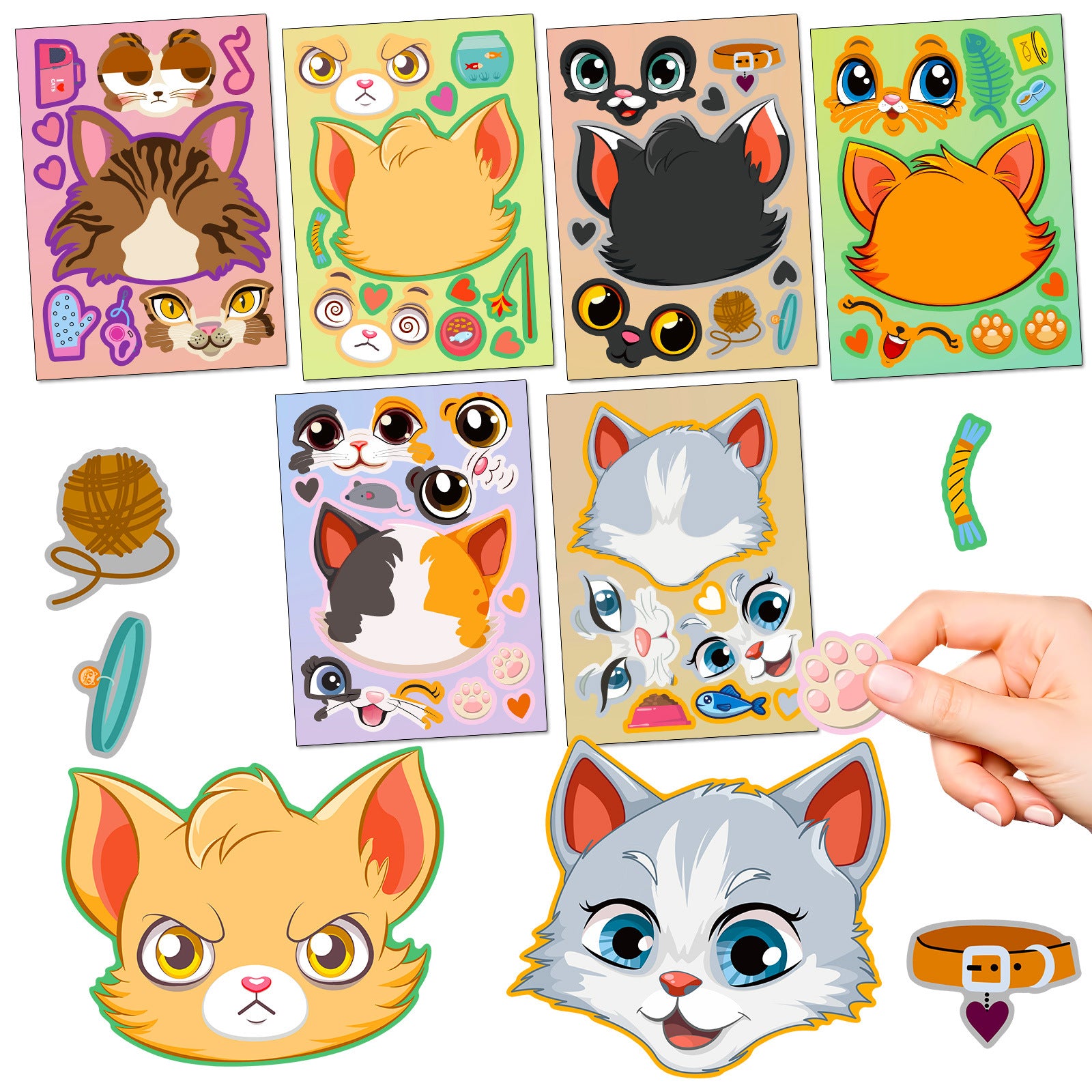 Childrens Educational Puzzle Stickers