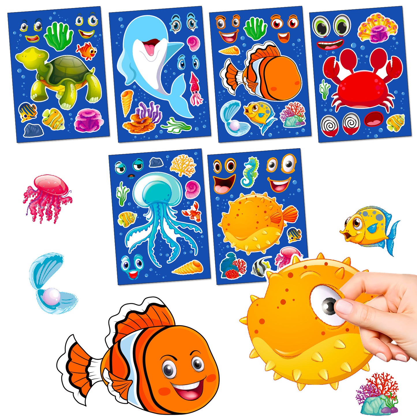 Childrens Educational Puzzle Stickers
