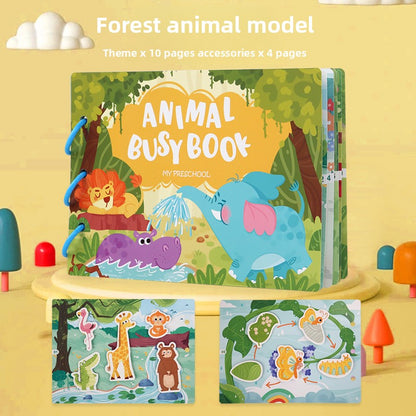 Childrens Educational Reusable Sticker Book