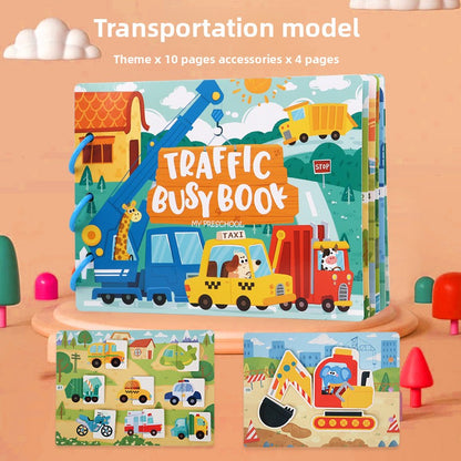 Childrens Educational Reusable Sticker Book