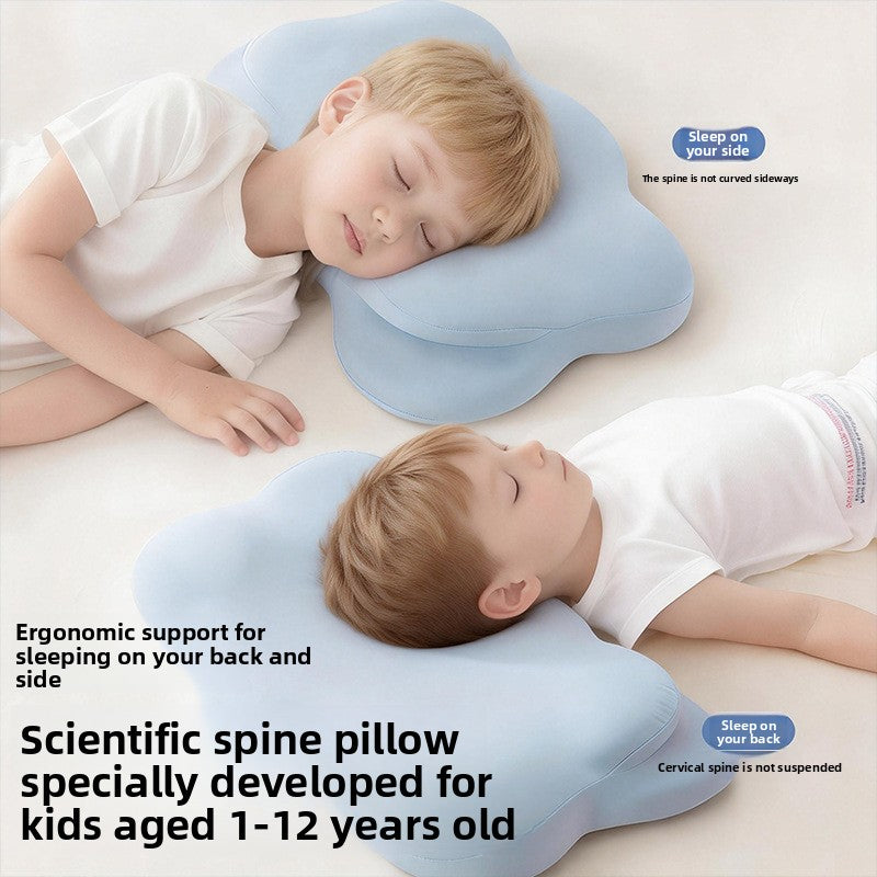 Childrens Ergonomic Washable Neck Support Pillow