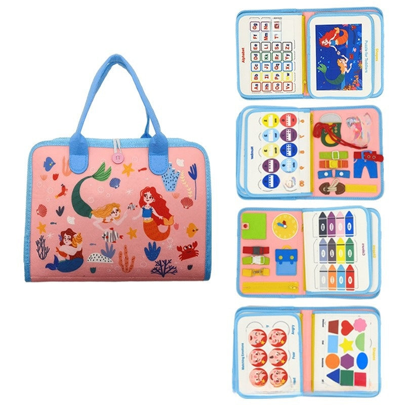 Childrens Felt Busy Board Educational Toy