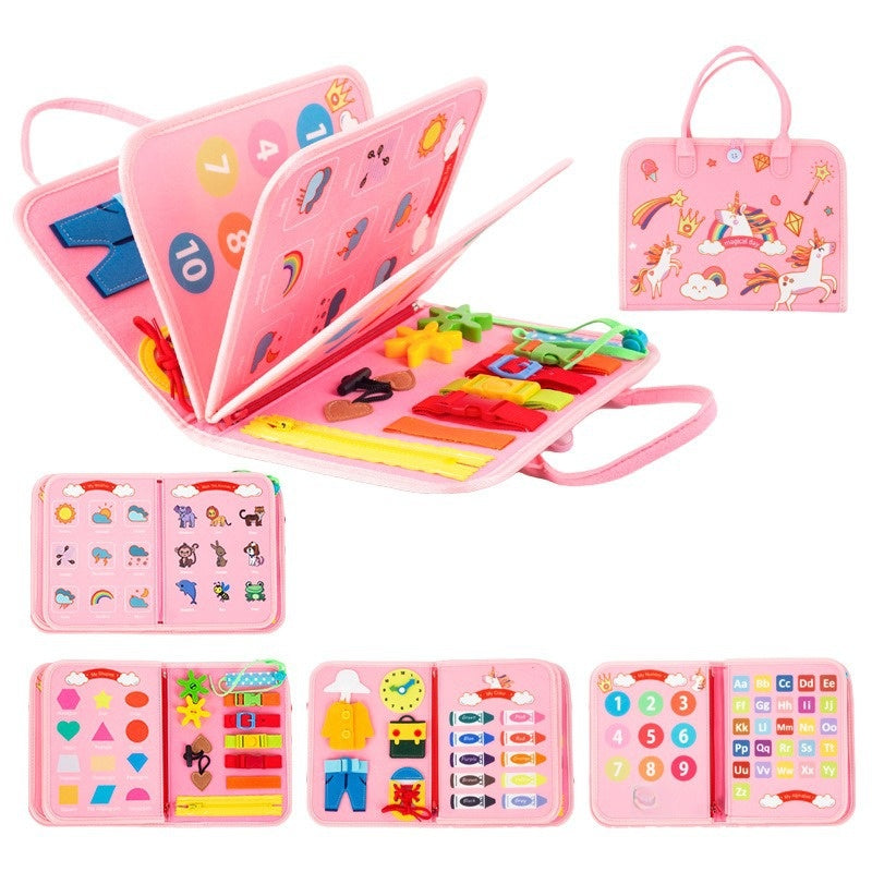 Childrens Felt Busy Board Educational Toy