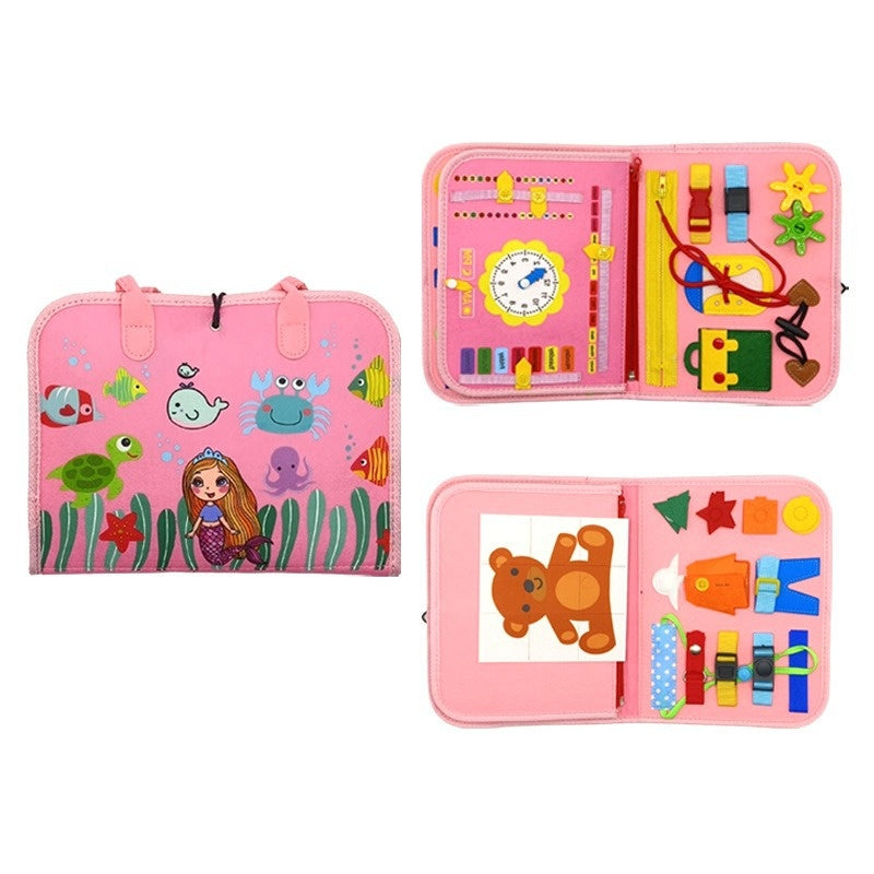 Childrens Felt Busy Board Educational Toy