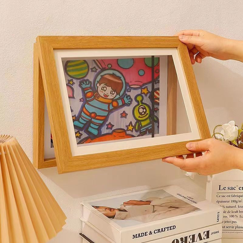 Childrens Flip Magnetic Photo Frame