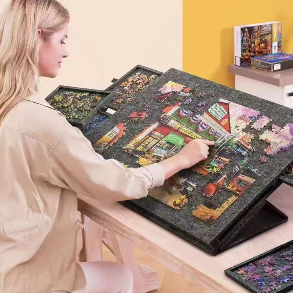 Childrens Foldable Felt Puzzle Board