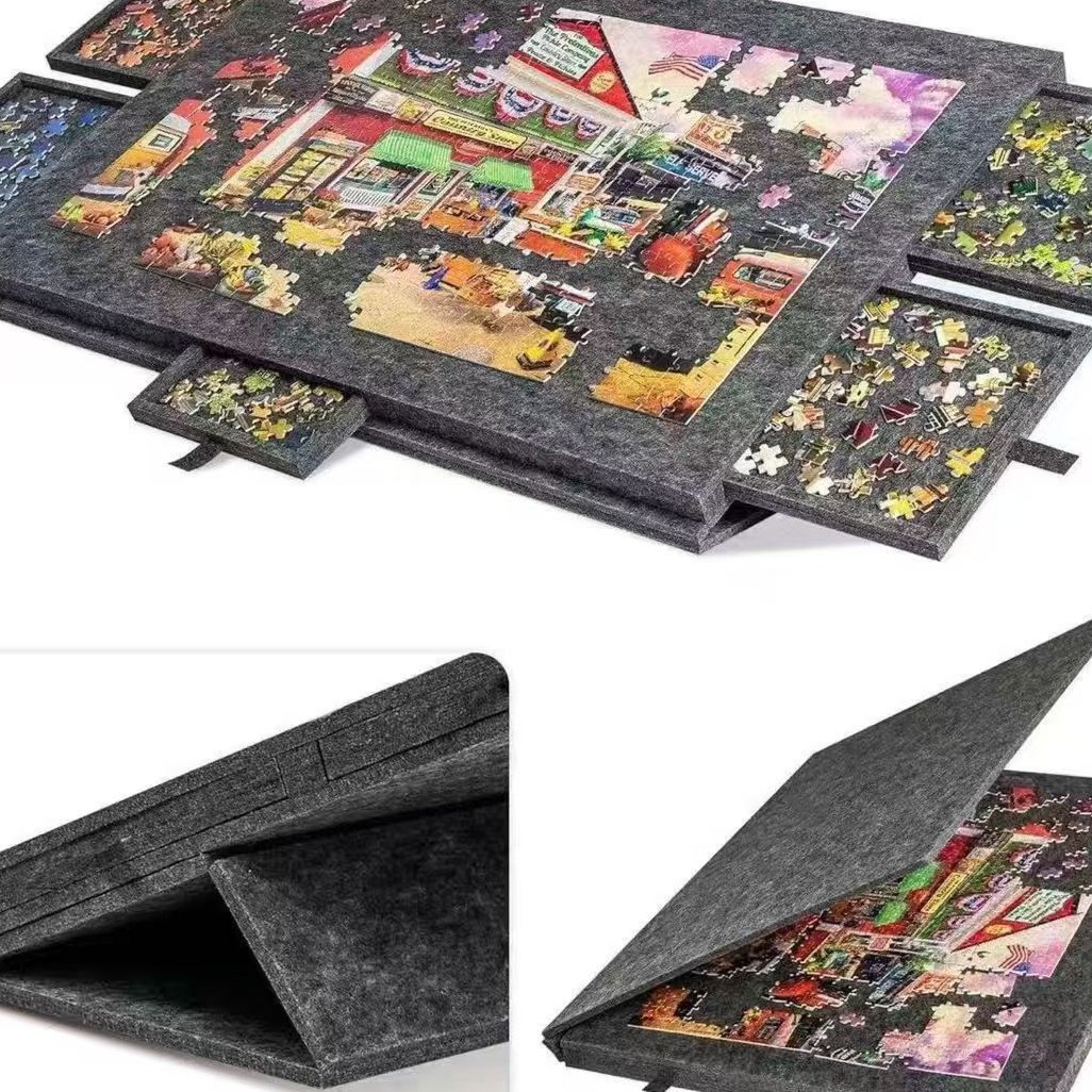 Childrens Foldable Felt Puzzle Board
