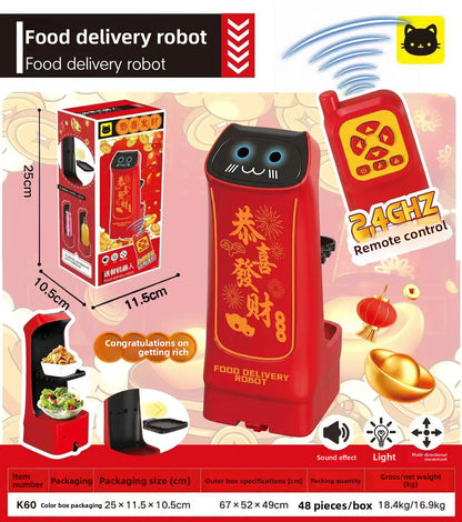 Childrens Food Delivery Remote Control Car Toy