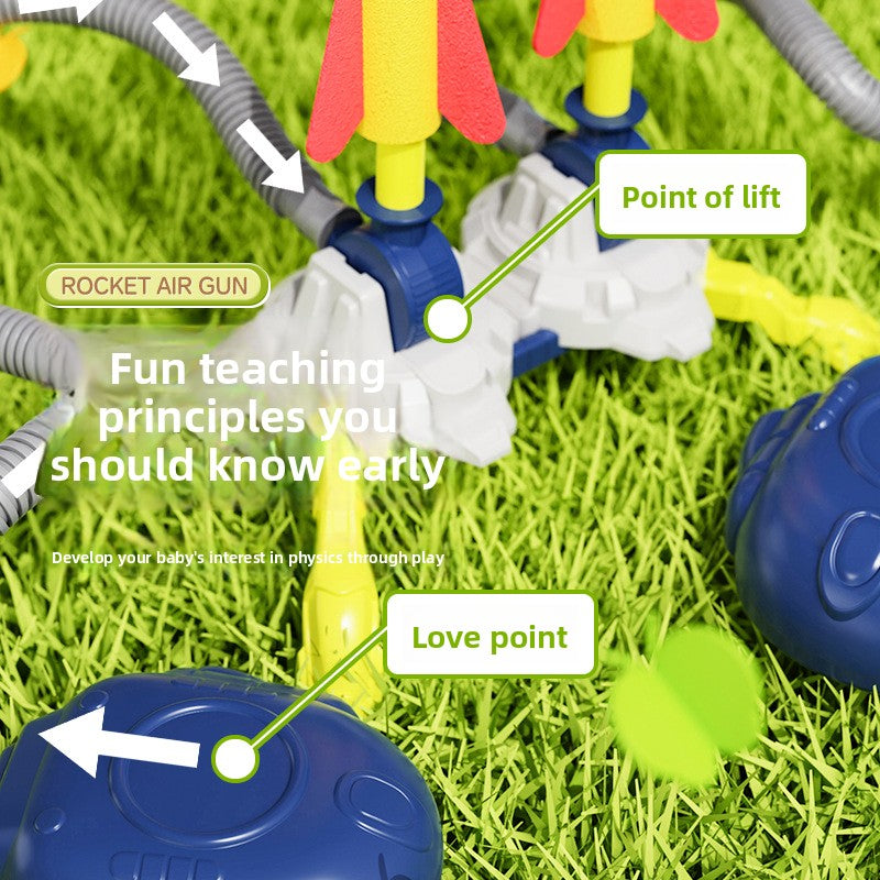 Childrens Foot Rocket Launcher Toy