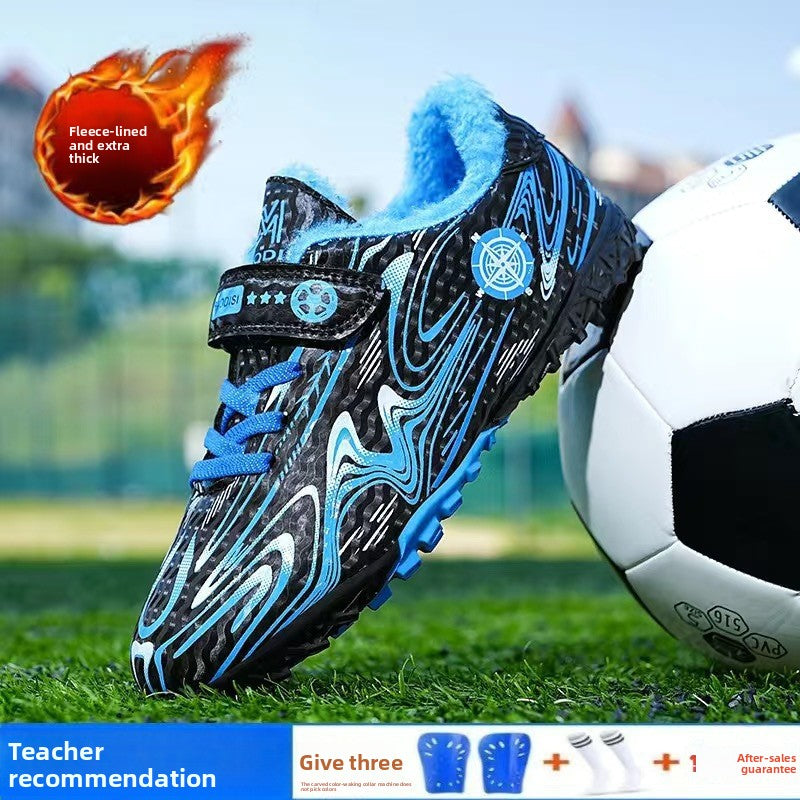 Childrens Football Shoes with Socks and Shin Guards