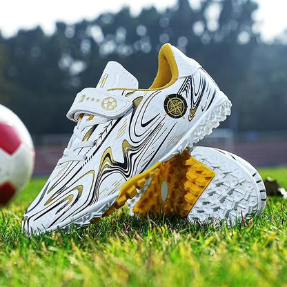 Childrens Football Shoes with Socks and Shin Guards
