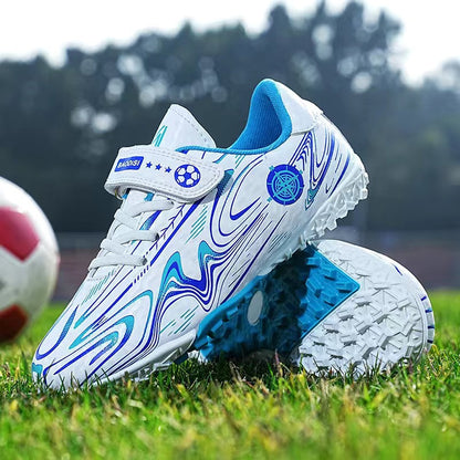Childrens Football Shoes with Socks and Shin Guards
