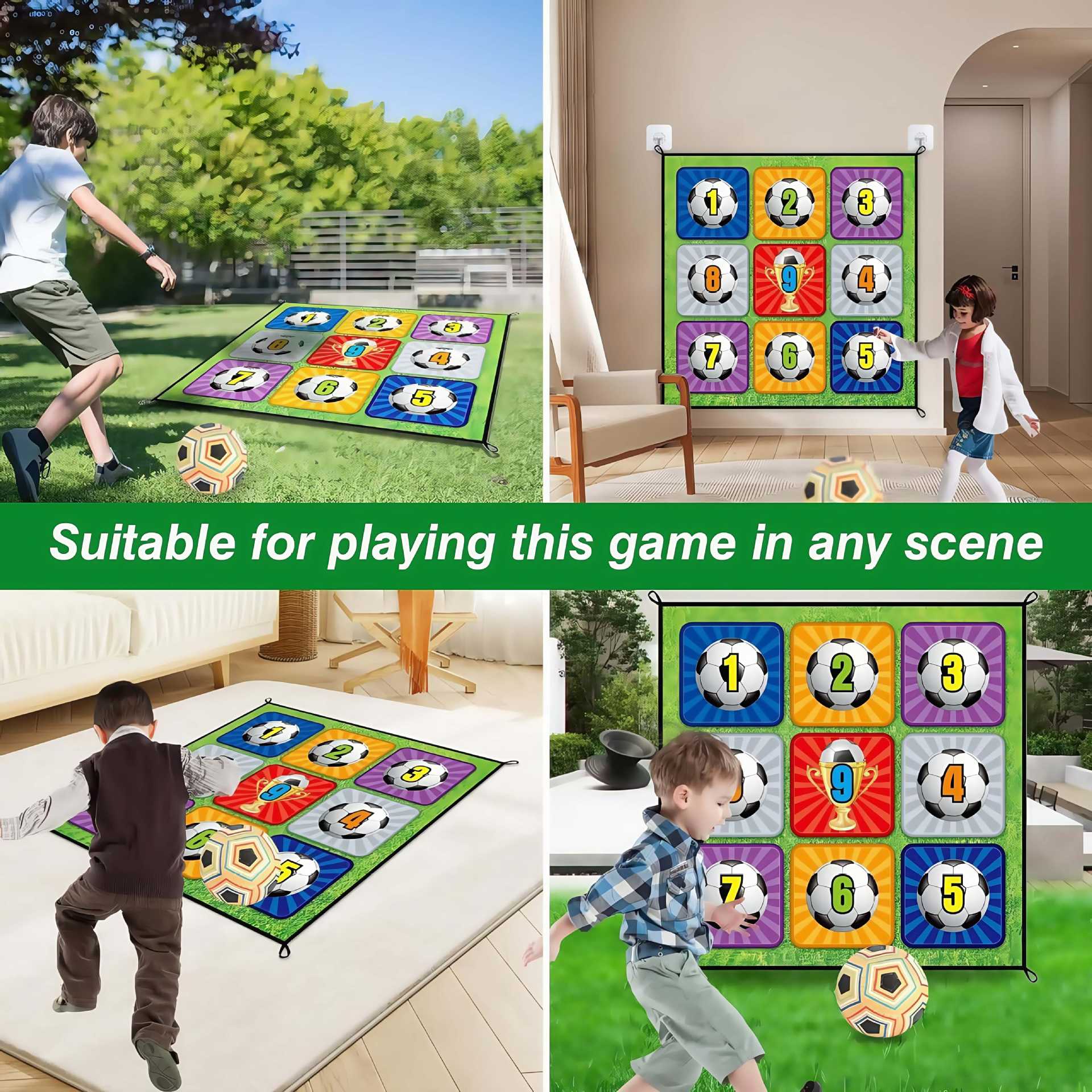 Childrens Interactive Football Target Game Set