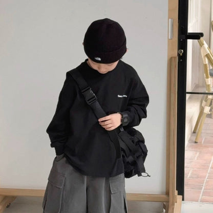 Childrens Long Sleeve Cotton T-Shirt