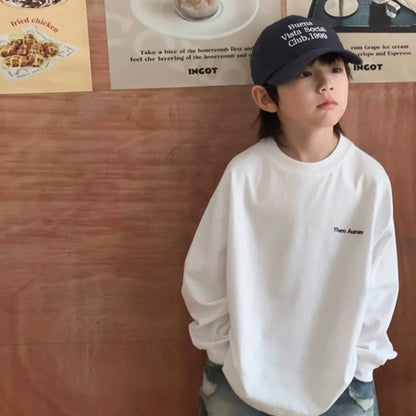 Childrens Long Sleeve Cotton T-Shirt