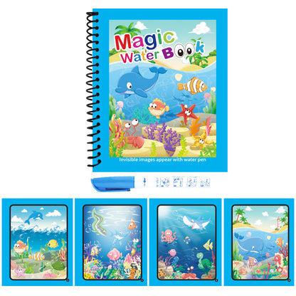 Childrens Magic Water Drawing Book