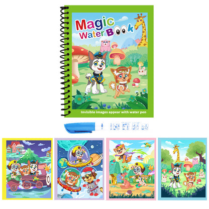 Childrens Magic Water Drawing Book