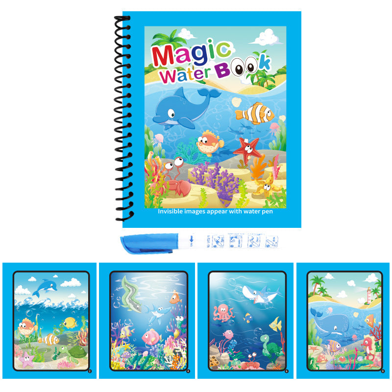 Childrens Magic Water Drawing Book