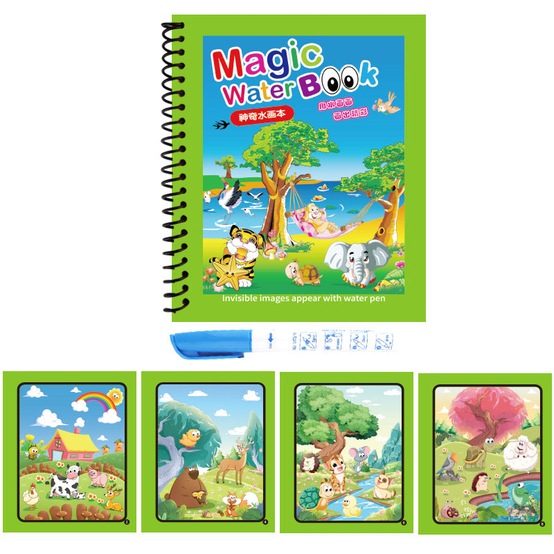 Childrens Magic Water Drawing Book