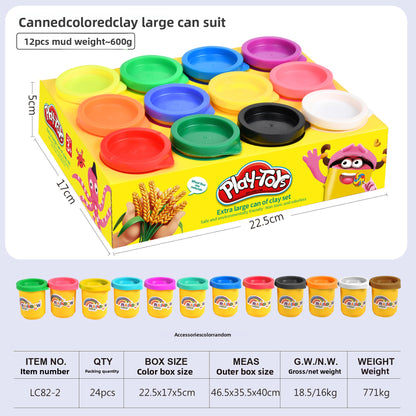 Childrens Modeling Clay with Storage Container
