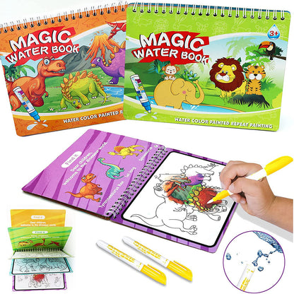 Childrens Reusable Water Coloring Book
