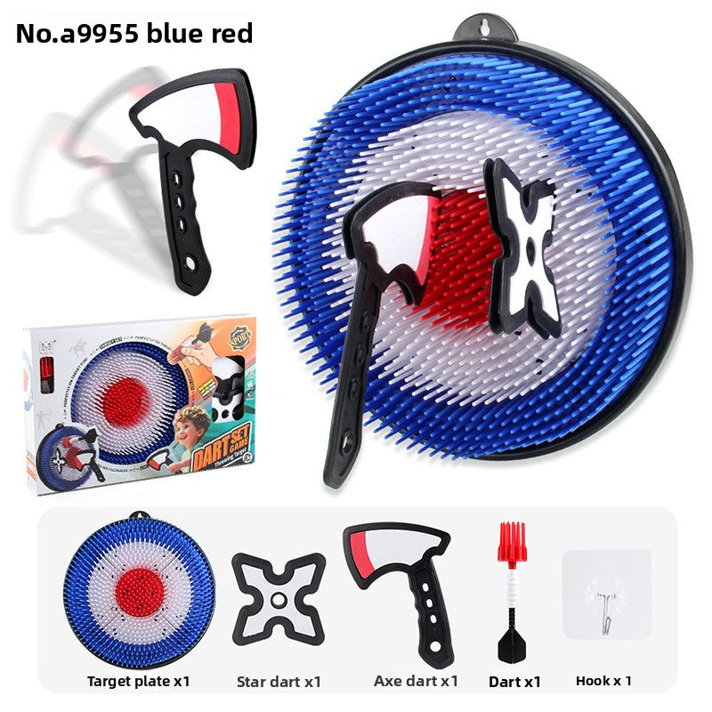 Childrens Safe Soft Dart Board Throwing Toy Set