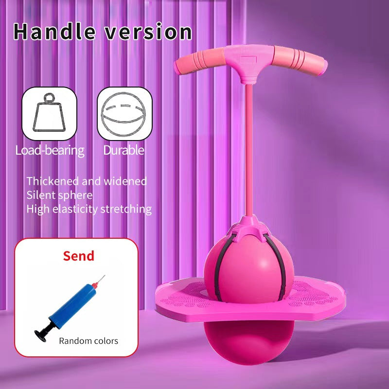 Childrens Sensory Training Bouncing Ball with Handrail