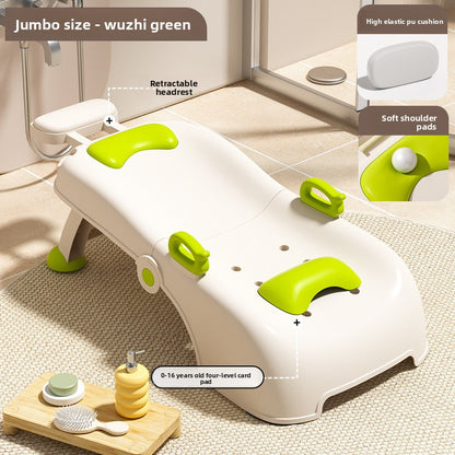Childrens Shampoo Recliner with Foldable Design