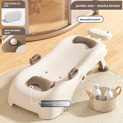 Childrens Shampoo Recliner with Foldable Design