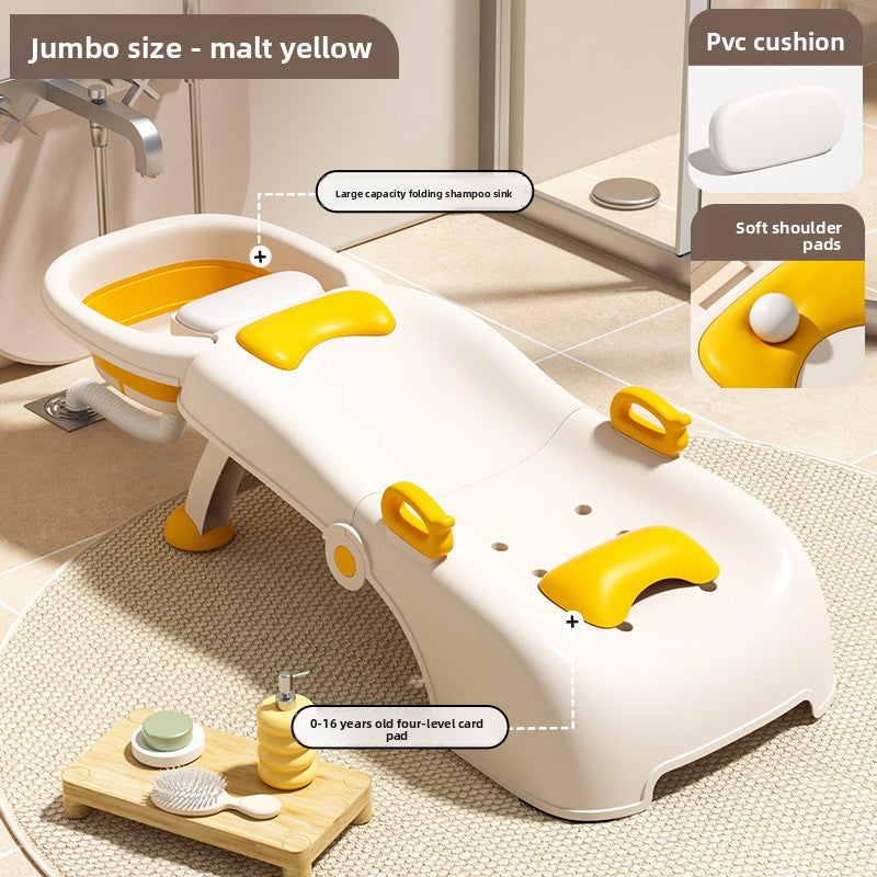 Childrens Shampoo Recliner with Foldable Design