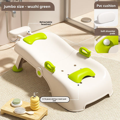 Childrens Shampoo Recliner with Foldable Design