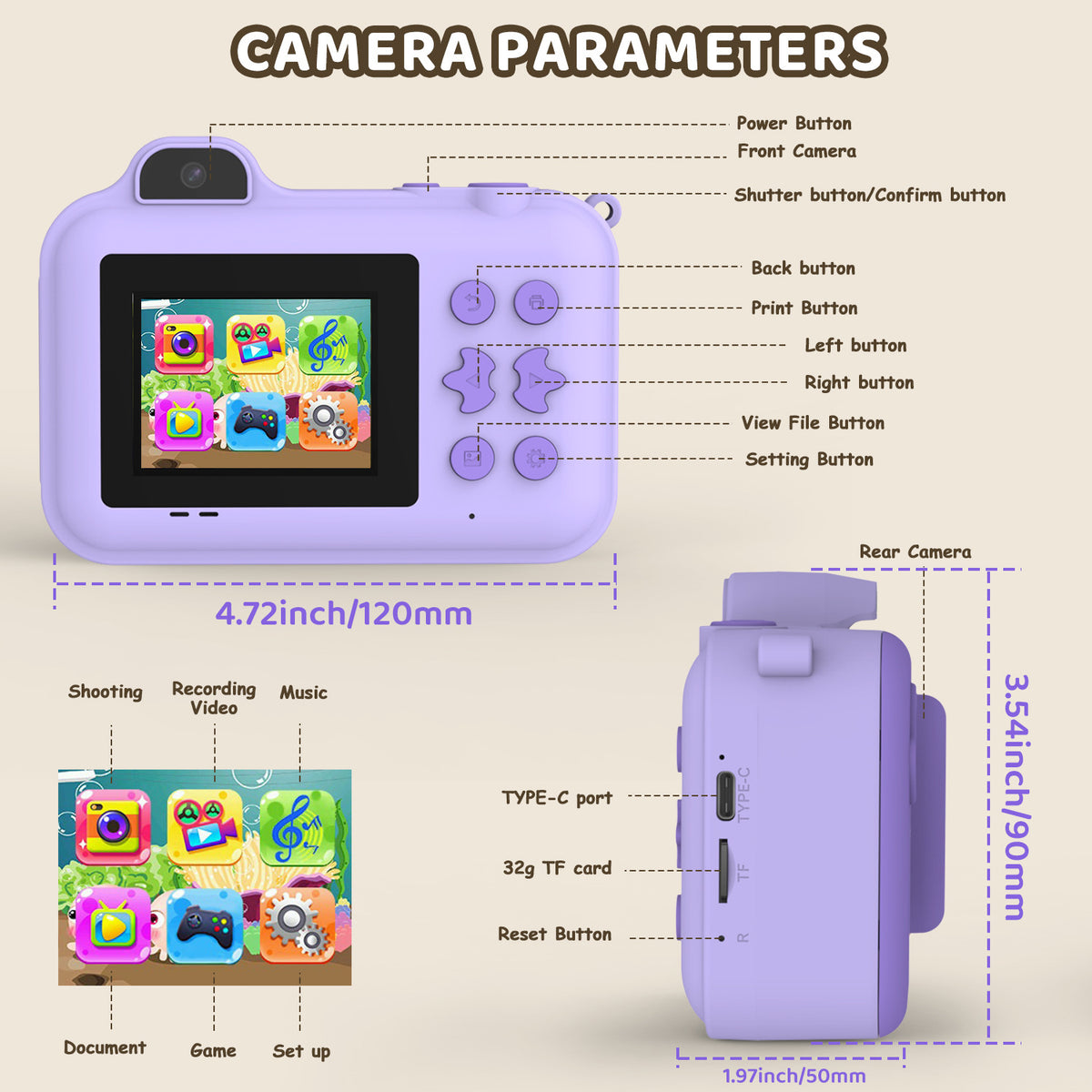 Childrens Smart Print Camera