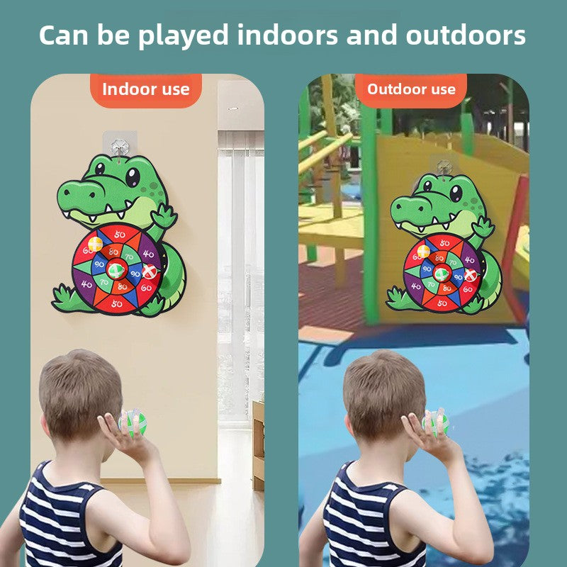 Childrens Sticky Ball Dart Target Game