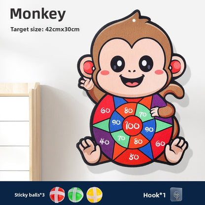 Childrens Sticky Ball Dart Target Game