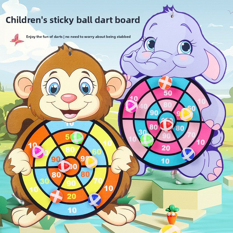 Childrens Sticky Ball Throwing Target Game