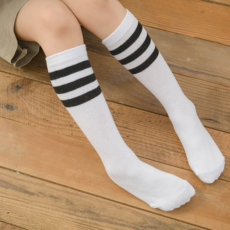 Childrens Striped Long Socks