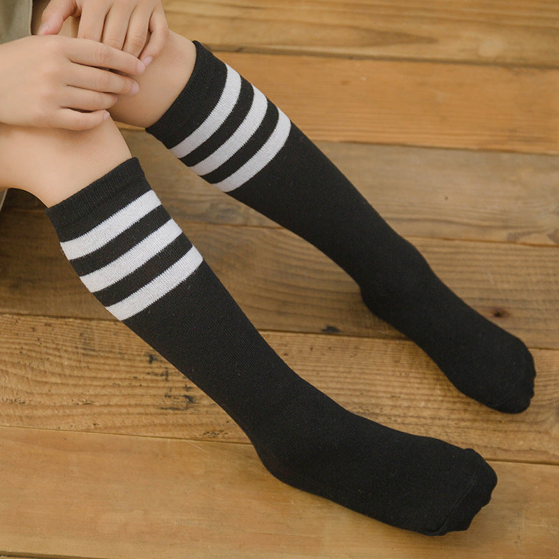 Childrens Striped Long Socks