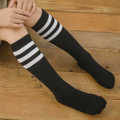 Childrens Striped Long Socks