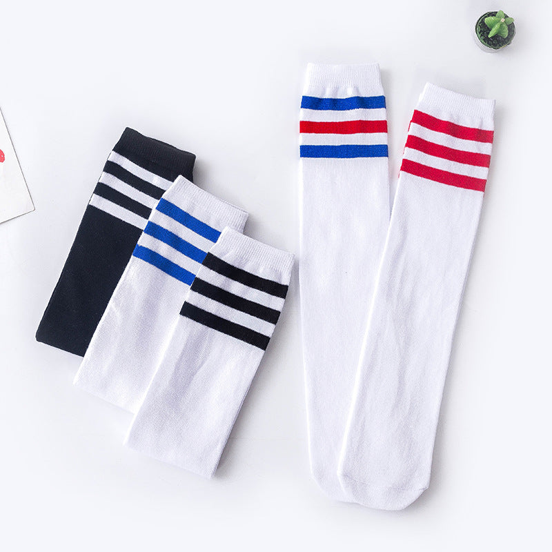 Childrens Striped Long Socks