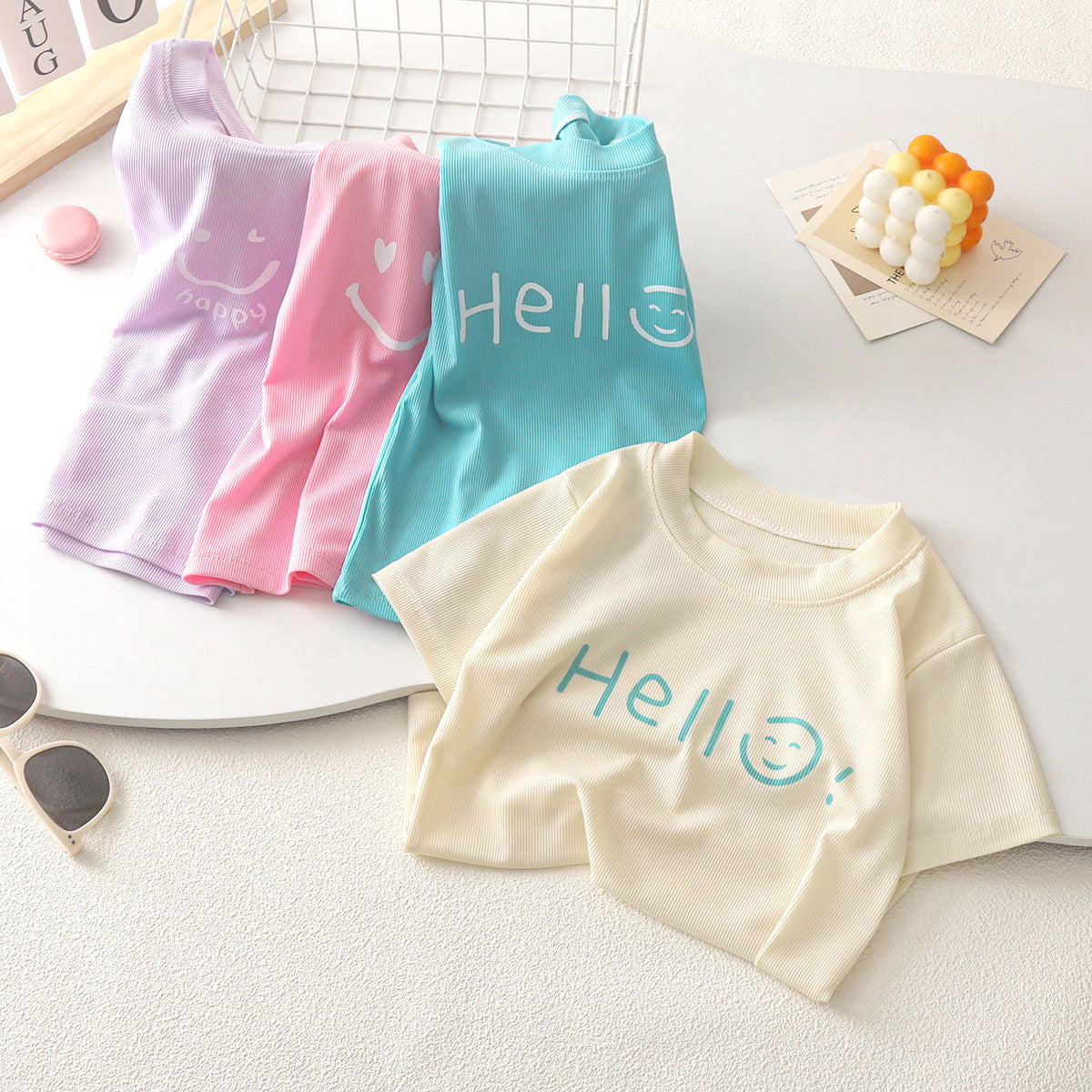 Childrens Summer Ice Silk Tshirt