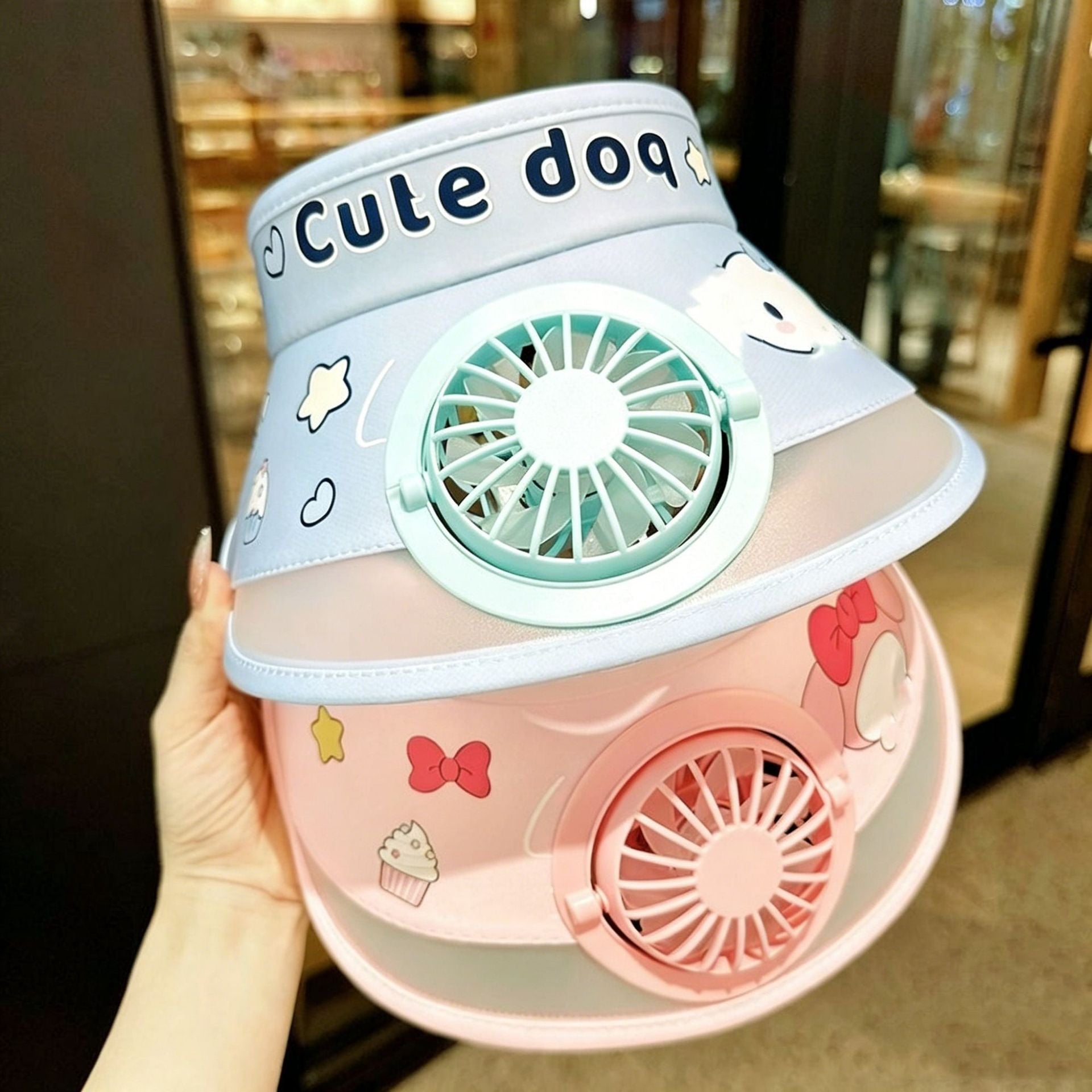 Childrens Sun Hat with Built-in Fan