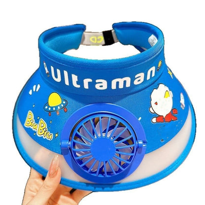 Childrens Sun Hat with Built-in Fan