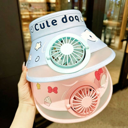Childrens Sun Hat with Built-in Fan