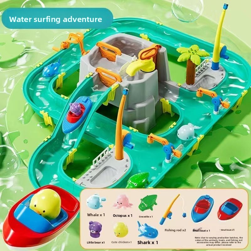Childrens Water Park Adventure Toy Set